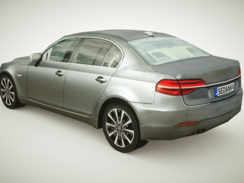 Generic Sedan v4 multicolors Modèle 3D