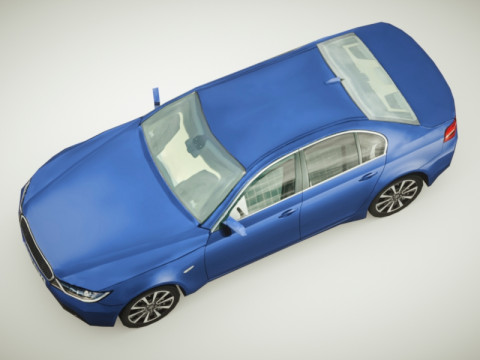 Generic Sedan v4 multicolors Modèle 3D