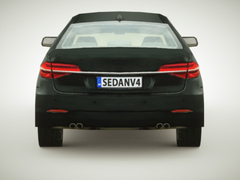 Generic Sedan v4 multicolors Modèle 3D