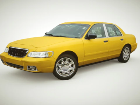 Generic Sedan v5 w wielu kolorach Model 3D