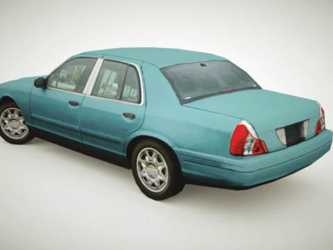 Berlina generica v5 multicolori Modello 3D