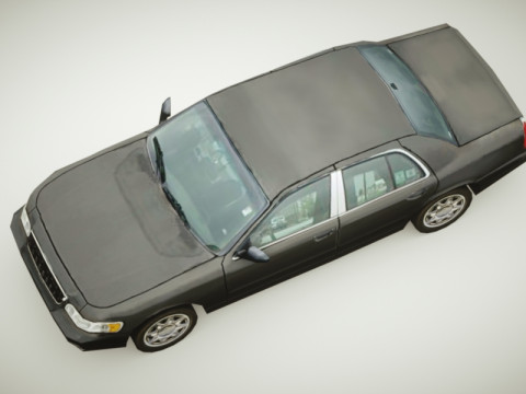 Generic Sedan v5 multicolors 3D Model