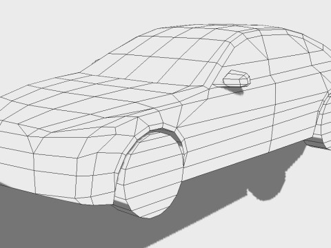 Generic Sedan v8 3Dモデル