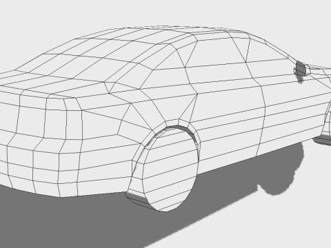 Generic Sedan v8 3Dモデル