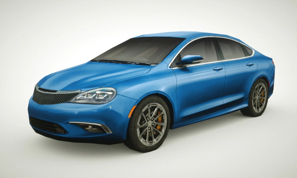 Generieke Sedan v9 3D Model .c4d .max .obj .3ds .fbx .stl .blend