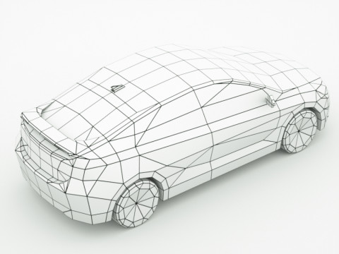 Generic Sedan v11 multi-colors Modelo 3D