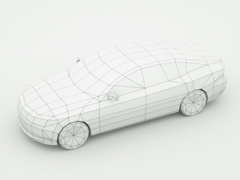 Generic Sedan v12 3D-Modell