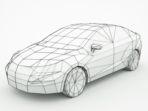 Generic Sedan v13 multi-colors Modelo 3D