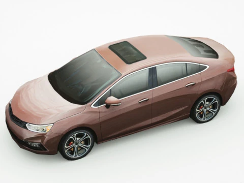 Berlina generica v13 multicolori Modello 3D