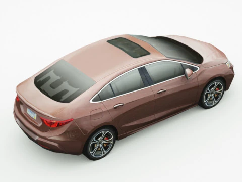 Berlina generica v13 multicolori Modello 3D