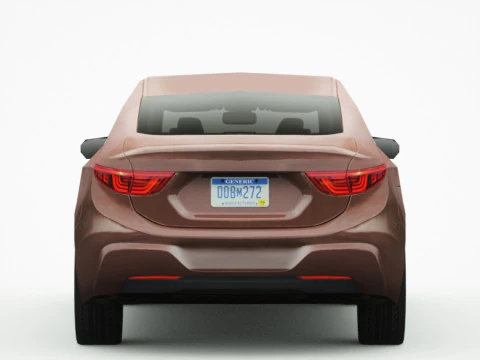 Berlina generica v13 multicolori Modello 3D