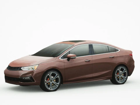 Berlina generica v13 multicolori Modello 3D