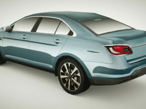 Berlina generica v14 Modello 3D