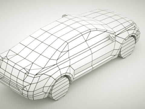 Generic Sedan v14 3D Model