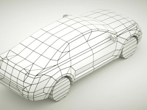 Berlina generica v14 Modello 3D