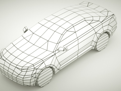 Generic Sedan v14 3D Model