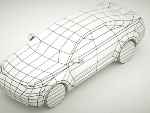 Berlina generica v14 Modello 3D