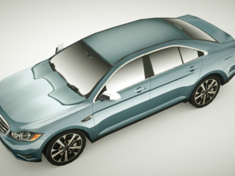 Generic Sedan v14 3D Model