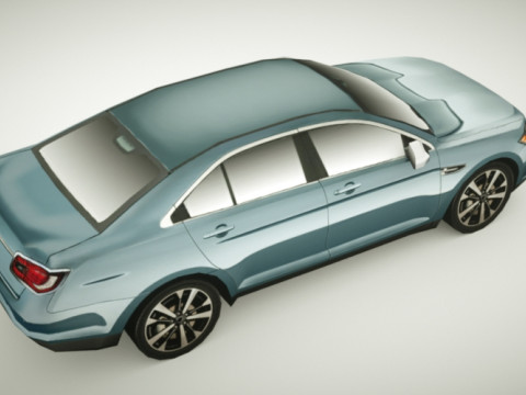 Generic Sedan v14 3D Model