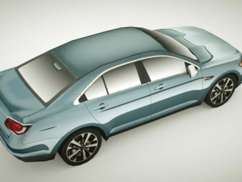 Berlina generica v14 Modello 3D