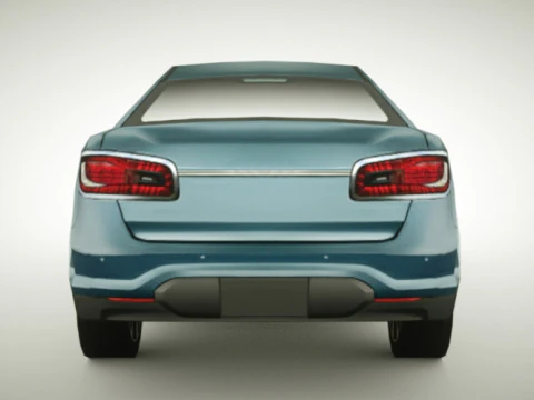 Berlina generica v14 Modello 3D