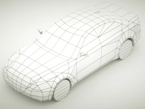 Generieke Sedan v15 3D Model