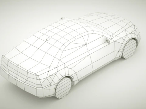 Generieke Sedan v15 3D Model