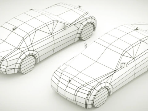 Og&oacute;lny sedan v16 Model 3D