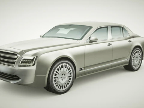 Generieke Sedan v17 3D Model