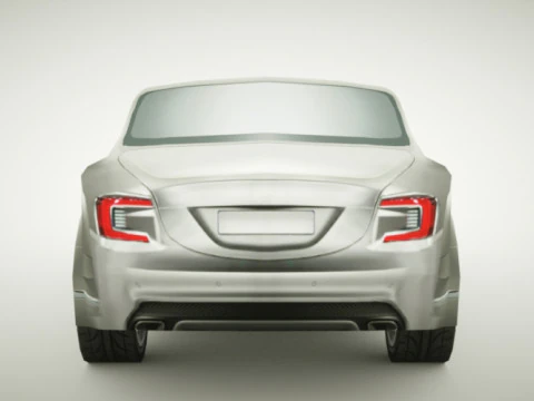 Generic Sedan v17 3D Model