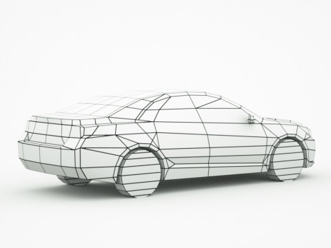 Generic Sedan v18 Modelo 3D