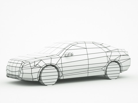 Generic Sedan v18 Modelo 3D