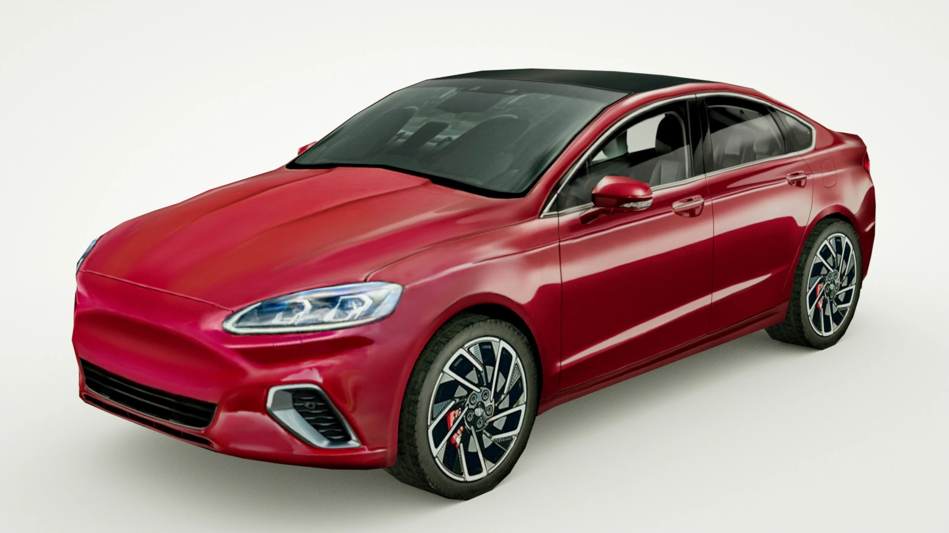 Generic Sedan v19 3D Model .c4d .max .obj .3ds .fbx .stl .blend 