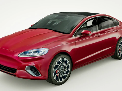 Generieke Sedan v19 3D Model