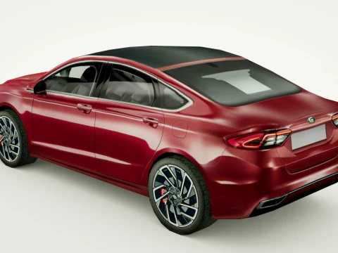 Generic Sedan v19 3D Model