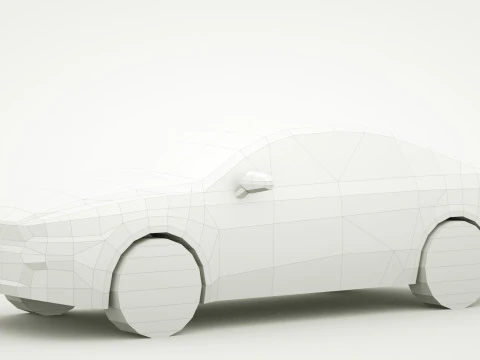 Generic Sedan v19 3D Model