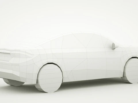 Generic Sedan v19 3D Model