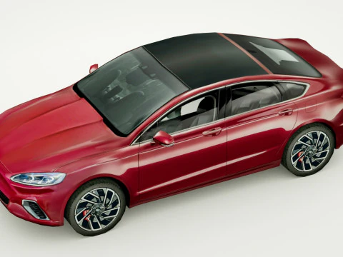 Generic Sedan v19 3D Model