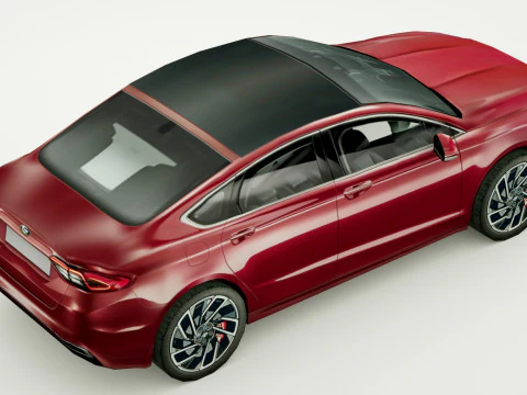 Generic Sedan v19 3D Model