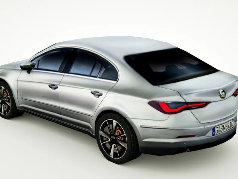 Sedan Generik v20 Model 3D