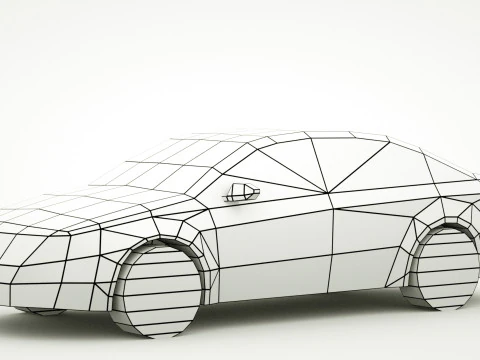 Sedan Generik v20 Model 3D