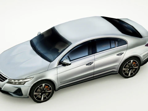 Sedan Generik v20 Model 3D