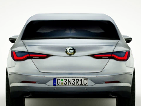 Sedan Generik v20 Model 3D