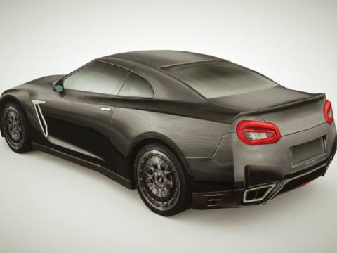 Generic Supercar v1 multicolors 3D Model