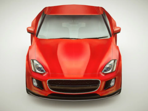 Generic Supercar v1 multicolors 3D Model