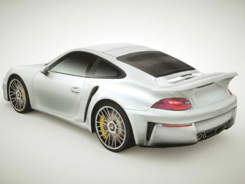 Generic Supercar v3 multicolors 3D Model