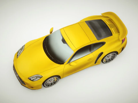 Generic Supercar v3 multicolors 3D Model