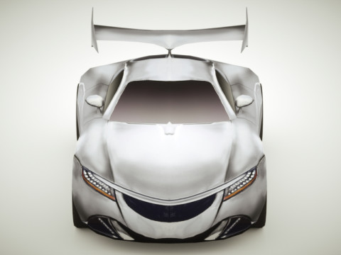 Generic Supercar v4 multicolors Modello 3D