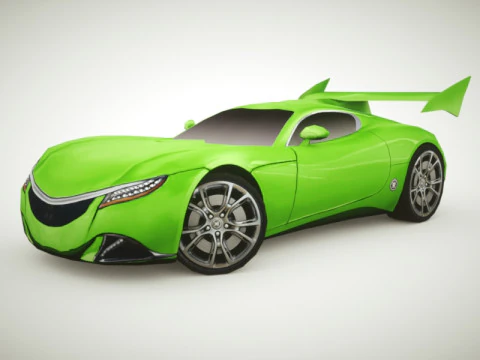 Multicolori Supercar v4 generici Modello 3D