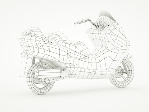 Honda Forza 250 MF08 3D Модель